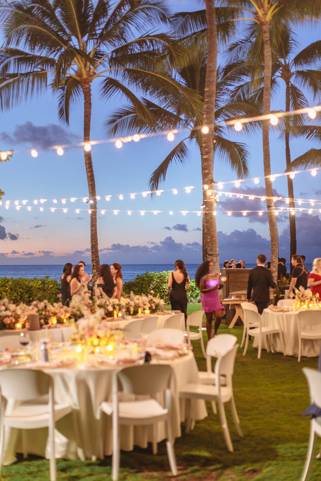 Julie and Daniel's Penthouse Wedding at Four Season Oahu - Brides ...