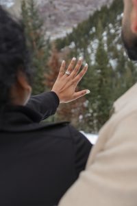 Jamie and Daniel's Surprise Winter Proposal at Big Cottonwood Canyon