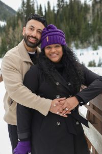Jamie and Daniel's Surprise Winter Proposal at Big Cottonwood Canyon