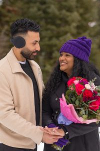 Jamie and Daniel's Surprise Winter Proposal at Big Cottonwood Canyon