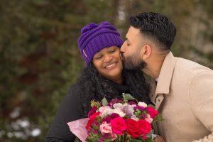 Jamie and Daniel's Surprise Winter Proposal at Big Cottonwood Canyon