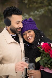Jamie and Daniel's Surprise Winter Proposal at Big Cottonwood Canyon