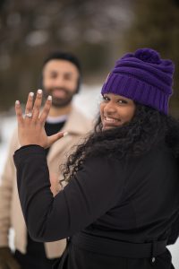 Jamie and Daniel's Surprise Winter Proposal at Big Cottonwood Canyon