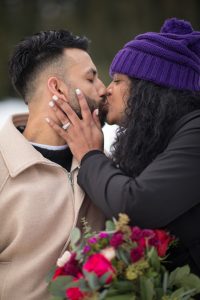 Jamie and Daniel's Surprise Winter Proposal at Big Cottonwood Canyon