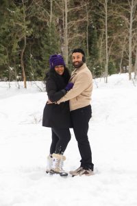 Jamie and Daniel's Surprise Winter Proposal at Big Cottonwood Canyon