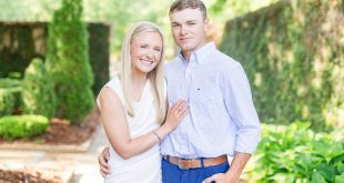 Harleigh and Trent's Engagement Session at Jule Collins Smith Fine Art Museum and Kiesel Park