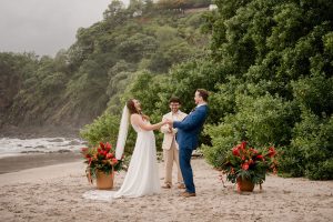 Natalie and Donovan's Tropical Beach Wedding in Playa Flamingo Resort