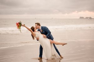 Natalie and Donovan's Tropical Beach Wedding in Playa Flamingo Resort