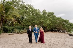 Natalie and Donovan's Tropical Beach Wedding in Playa Flamingo Resort
