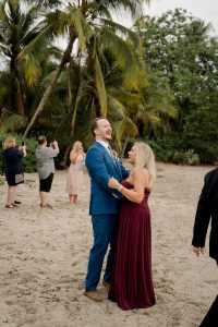 Natalie and Donovan's Tropical Beach Wedding in Playa Flamingo Resort