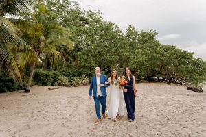 Natalie and Donovan's Tropical Beach Wedding in Playa Flamingo Resort