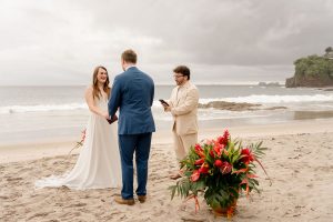 Natalie and Donovan's Tropical Beach Wedding in Playa Flamingo Resort