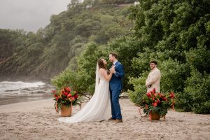 Natalie and Donovan's Tropical Beach Wedding in Playa Flamingo Resort