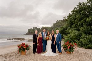 Natalie and Donovan's Tropical Beach Wedding in Playa Flamingo Resort