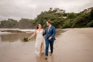 Natalie and Donovan's Tropical Beach Wedding in Playa Flamingo Resort