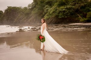 Natalie and Donovan's Tropical Beach Wedding in Playa Flamingo Resort