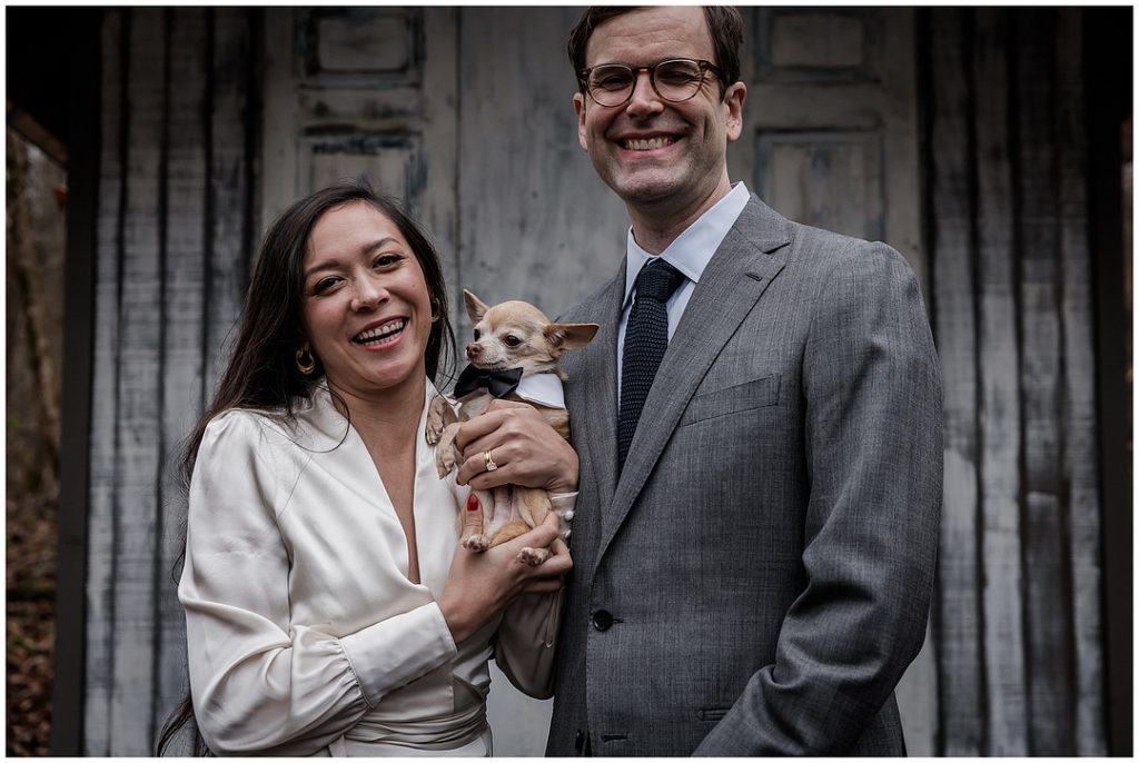 Rebecca and Samuel's Chic Winter Micro Wedding at Chapel in the Hollow ...