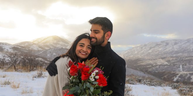 Mahnoor and Hayyan's Romantic Snow Proposal