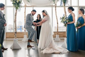 Rachel and Mike's Romantic and Emotional Wedding at Hilton Garden Inn
