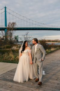 Rachel and Mike's Romantic and Emotional Wedding at Hilton Garden Inn