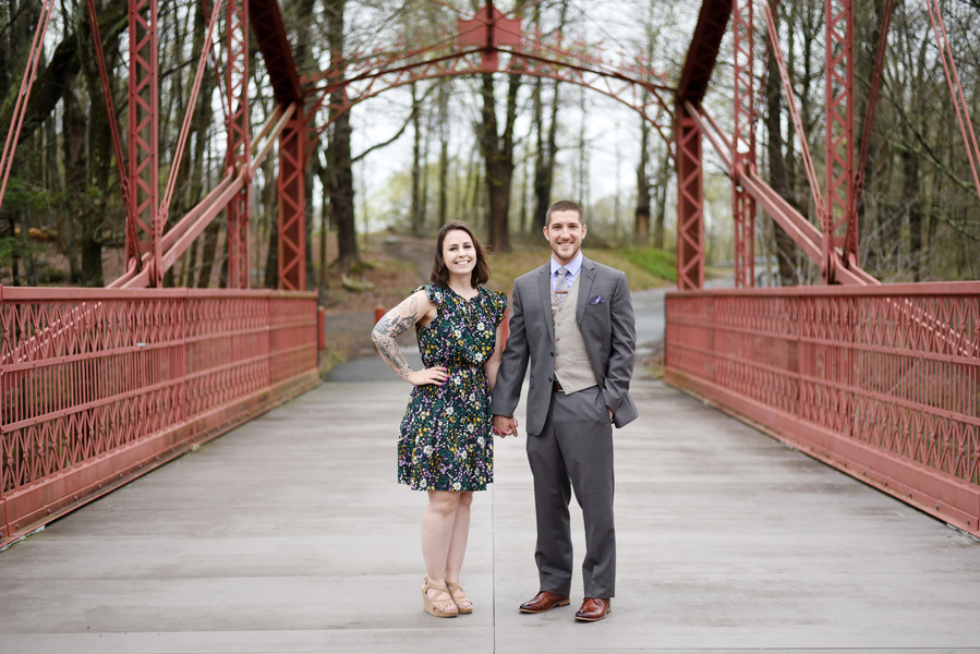Hannah and Frank's Engagement Shoot at Lovers Leap State Park - Brides ...
