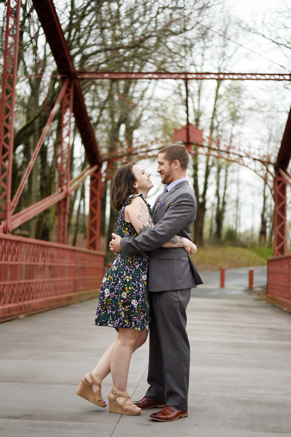 Hannah and Frank's Engagement Shoot at Lovers Leap State Park - Brides ...