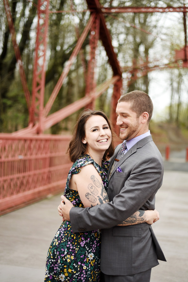 Hannah and Frank's Engagement Shoot at Lovers Leap State Park - Brides ...