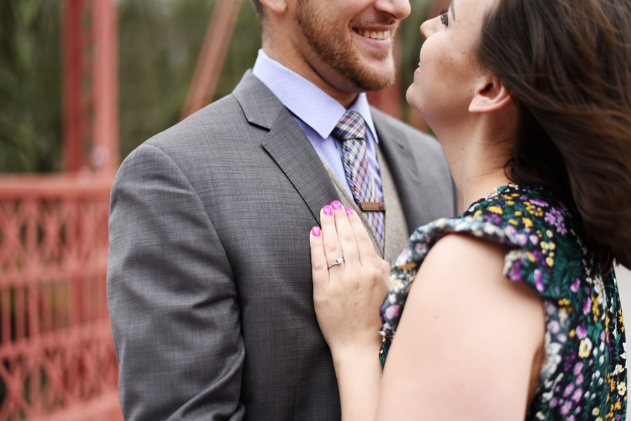 Hannah and Frank's Engagement Shoot at Lovers Leap State Park - Brides ...