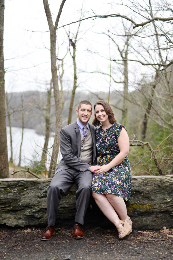 Hannah and Frank's Engagement Shoot at Lovers Leap State Park - Brides ...