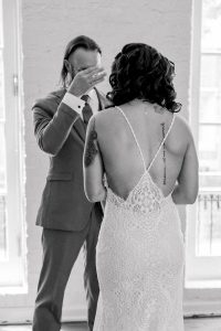 Wells_Lollar_Caitlin Wilcox Photography_historic-post-office-hampton-va-film-wedding-photographer-cailtin-wilcox-lollar-0027_low Sydney and James's DIY Boho-Themed Wedding at the Historic Post Office in Hampton