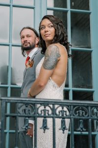Wells_Lollar_Caitlin Wilcox Photography_historic-post-office-hampton-va-film-wedding-photographer-cailtin-wilcox-lollar-0048_low Sydney and James's DIY Boho-Themed Wedding at the Historic Post Office in Hampton