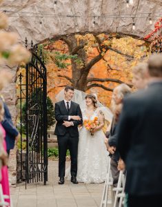 Emily + AJ Emily and AJ's Fall Wedding at the Van Dusen Mansion