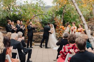 Emily + AJ Emily and AJ's Fall Wedding at the Van Dusen Mansion
