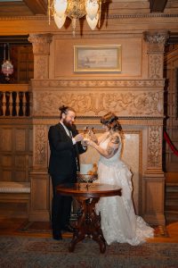 Emily + AJ Emily and AJ's Fall Wedding at the Van Dusen Mansion