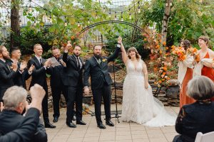 Emily + AJ Emily and AJ's Fall Wedding at the Van Dusen Mansion