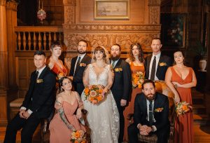 Emily + AJ Emily and AJ's Fall Wedding at the Van Dusen Mansion