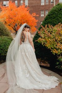 Emily + AJ Emily and AJ's Fall Wedding at the Van Dusen Mansion