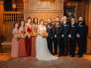 Emily + AJ Emily and AJ's Fall Wedding at the Van Dusen Mansion