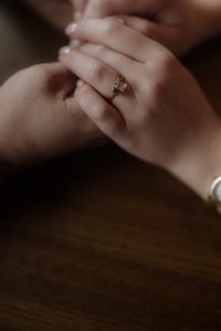 Madison and Devin's Eclectic Cafe Engagement
