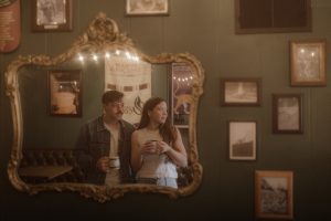 Madison and Devin's Eclectic Cafe Engagement