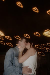 Madison and Devin's Eclectic Cafe Engagement
