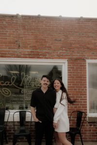 Madison and Devin's Eclectic Cafe Engagement