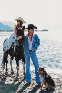 Ashton and Ben's Horseback Elopement and Western Styled Shoot in the Alaskan Mountains