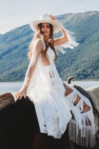 Ashton and Ben's Horseback Elopement and Western Styled Shoot in the Alaskan Mountains
