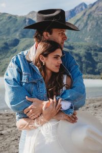 Ashton and Ben's Horseback Elopement and Western Styled Shoot in the Alaskan Mountains