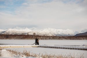 Jarad_Jarad_Roam to Wed, LLC_roamtowed-7_low Ivelize and Abdel's Gothic Elopement and Vow Renewal in the Alaskan Mountains