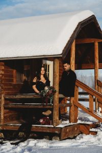 Jarad_Jarad_Roam to Wed, LLC_roamtowed-23_low Ivelize and Abdel's Gothic Elopement and Vow Renewal in the Alaskan Mountains