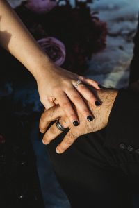 Jarad_Jarad_Roam to Wed, LLC_roamtowed-26_low Ivelize and Abdel's Gothic Elopement and Vow Renewal in the Alaskan Mountains