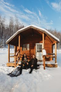Jarad_Jarad_Roam to Wed, LLC_roamtowed-27_low Ivelize and Abdel's Gothic Elopement and Vow Renewal in the Alaskan Mountains