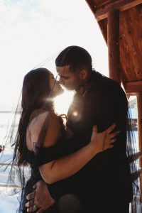 Jarad_Jarad_Roam to Wed, LLC_roamtowed-39_low Ivelize and Abdel's Gothic Elopement and Vow Renewal in the Alaskan Mountains